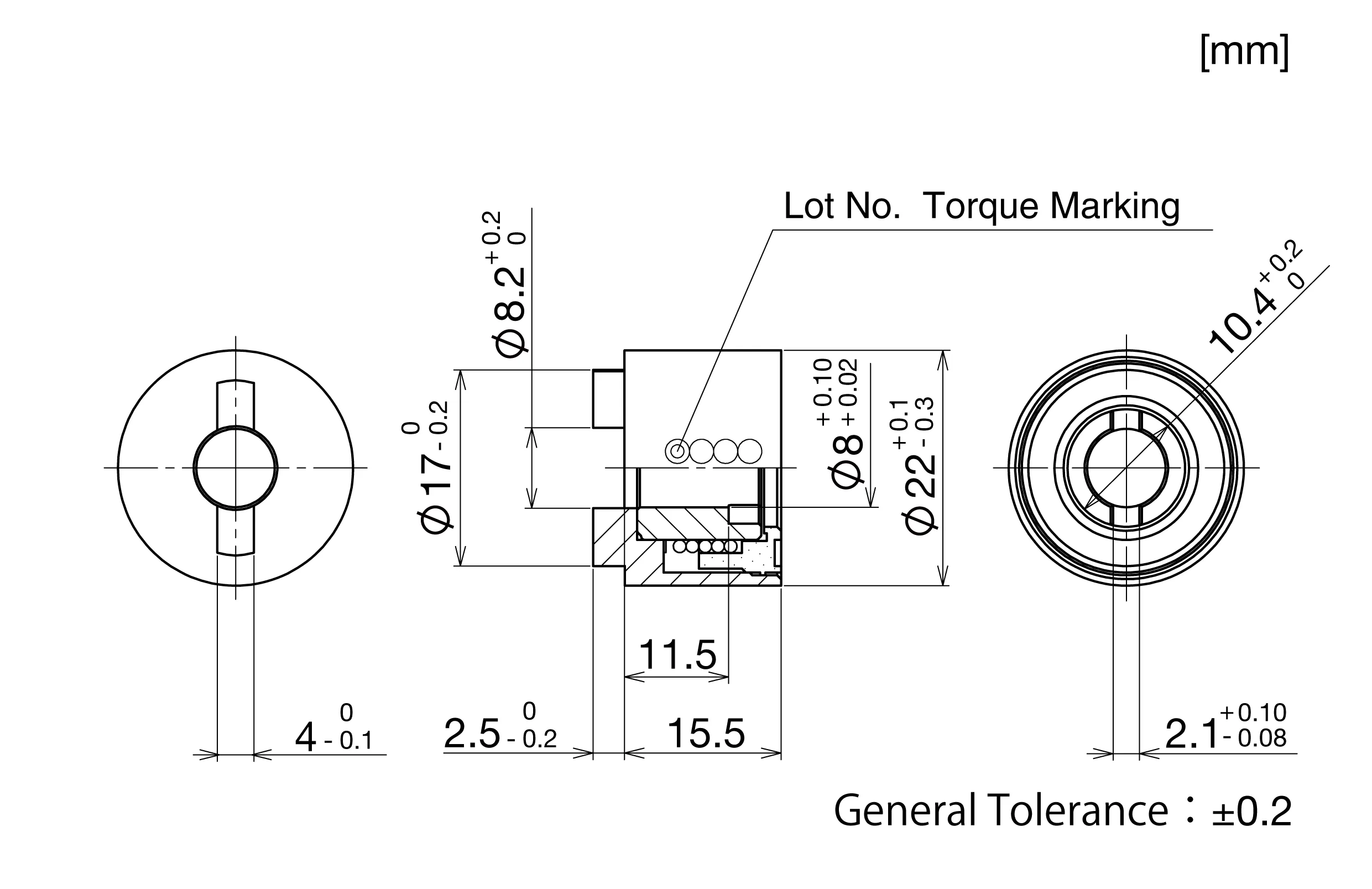 Torque Limiter TLD7 drawing