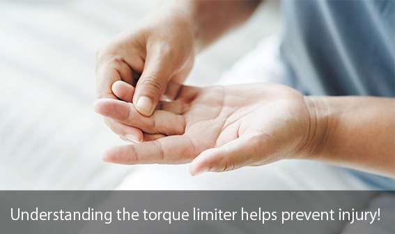 Understanding the torque limiter helps prevent injury!
